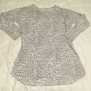 Victoria’s Secret Leopard Print Longsleeve Pajama, Size M